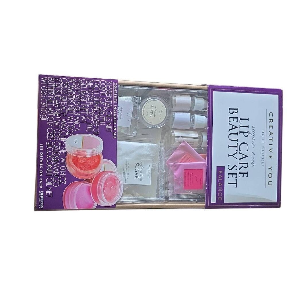 Creative You DIY Sugar Rose Lip Care Beauty Set